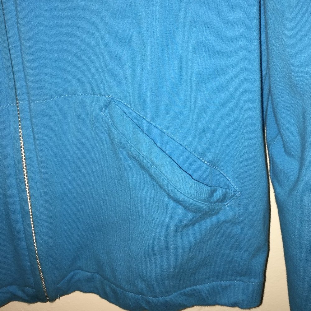 Turquoise Sporty Sweater - Picture 3 of 6